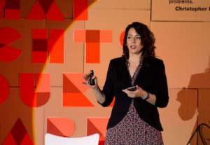 Sara Rosso speaking at Spark.me